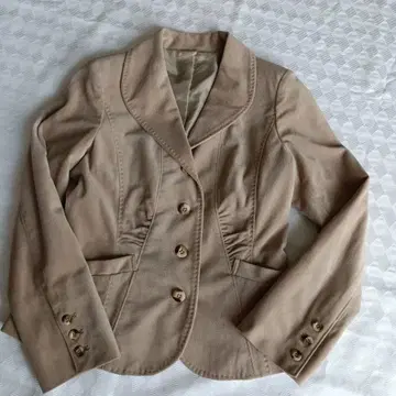 테일러드 자켓 베이지 M 사이즈 백화점 구매