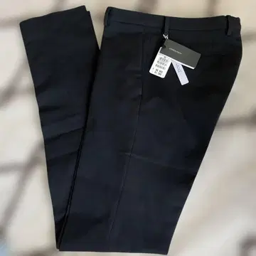 새상품 COMMUTECH 블랙 슬랙스 SS 허리 73cm