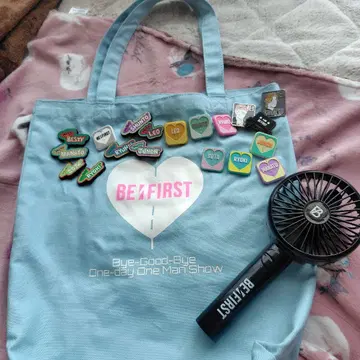 BE:FIRST 토트백 핀배지