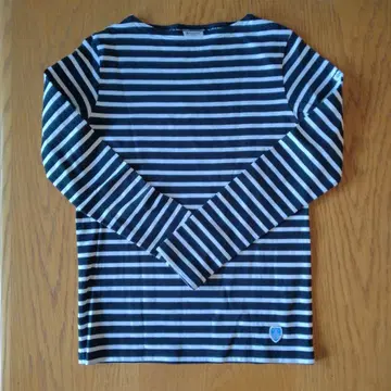 ORCIVAL 긴팔 티셔츠 보더 T셔츠 BLACK x WHITE