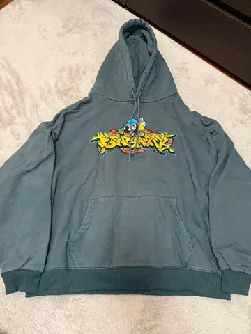 centimeter 그래피티 후드티 그레이