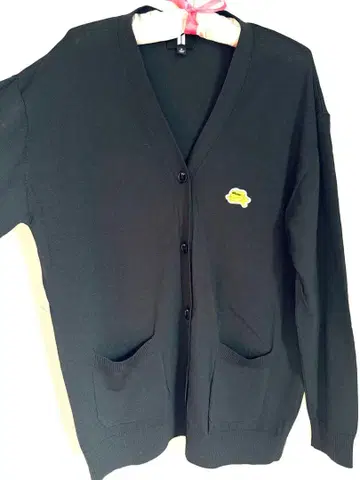 BTS 버터 자수 블랙 가디건