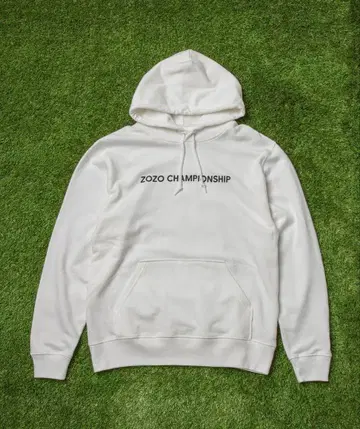 ZOZO CHAMPIONSHIP 대회 텍스트 로고 후디 (후드티) 화이트