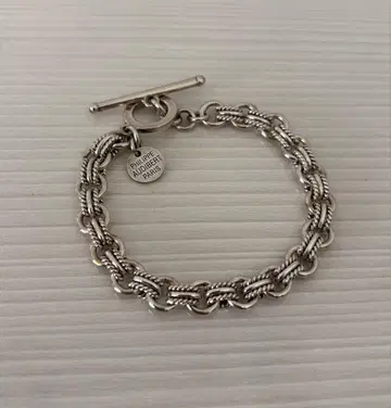 Philippe Audibert 실버 체인 팔찌