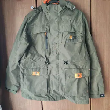 ROUGH STOCK 후드 부착 나일론 자켓