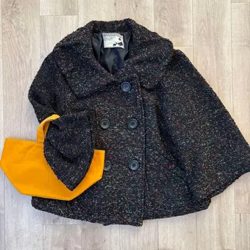 [ 영국 레트로 ] 판초풍 트위드 코트