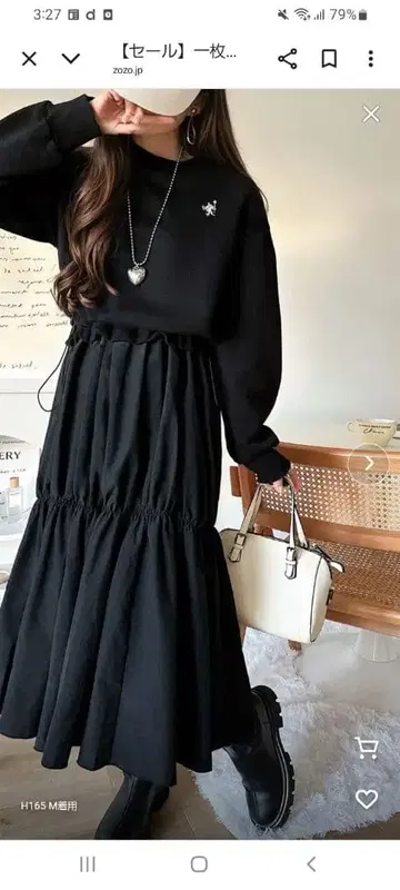 CLASSICAL ELF 도킹 티어드 원피스