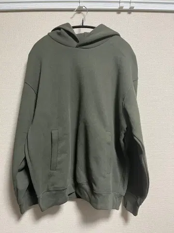 UNIQLO 후드 부착 트레이닝복 M 올리브 그린