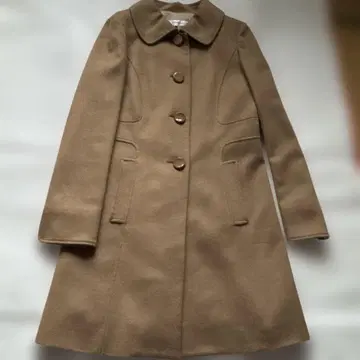 미사용 새상품 캐시미어 혼방 롱 코트 (루이 샨탄)