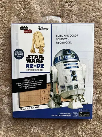 스타워즈 R2-D2 3D 우드 모델 키트