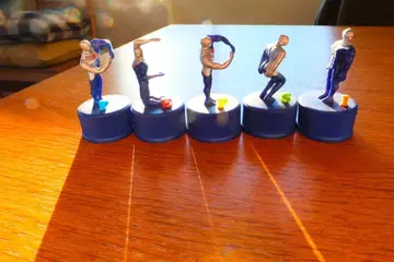 펩시맨 문자 포즈 피규어 5체 세트