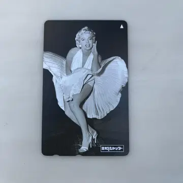 레어 카드! 마릴린 몬로 전화 카드 미사용 흠집 없음