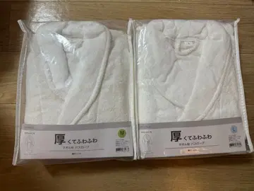 니토리 두껍고 푹신한 타월 원단 목욕 가운 M 사이즈, L 사이즈