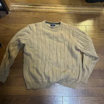 DOCKERS 베이지 리브 스웨터 L 사이즈