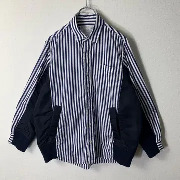 새상품급 sacai 25SS 코튼 팝린 셔츠 일본제