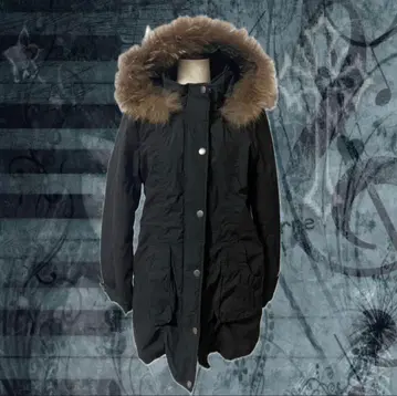 y2k 다크 케트 모즈 코트