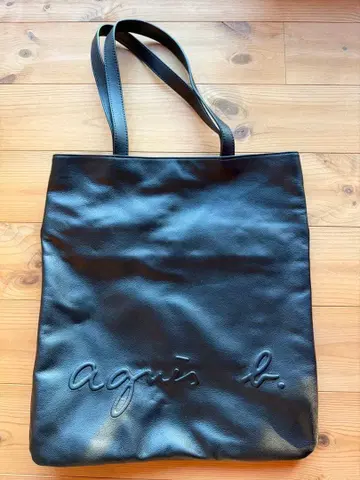 agnis b. 블랙 토트백