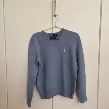 Polo 니트 구제 의류 블루