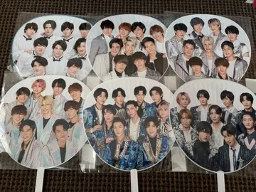 Snow Man 집합 부채 세트