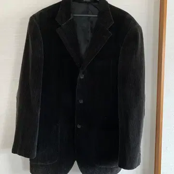 다크 브라운 코듀로이 테일러드 자켓