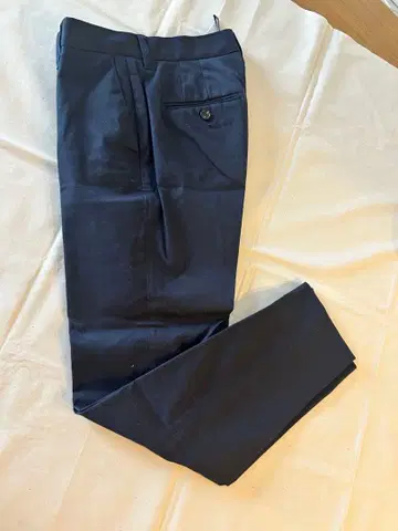 UNTITLED 팬츠 네이비 센터 프레스 사이즈 1