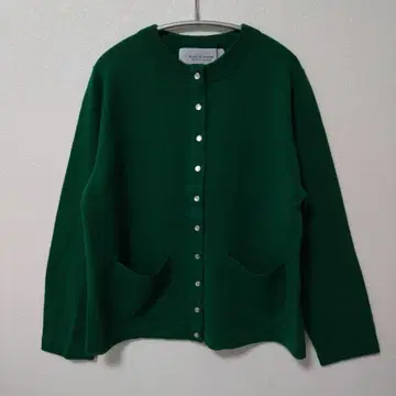Hands of creation 그린 니트 가디건