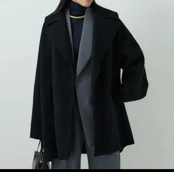 [택 포함 새상품 chaos] 수페리어 보스 숏코트 블랙