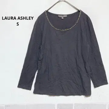 펄+비쥬 장식 그레이 7부 소매 T셔츠 상의 이너 i882