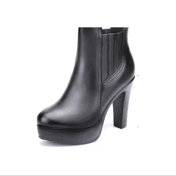 부티 부츠 숏부츠 여성용 단화 힐 숏부츠 슬림 레그