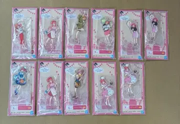 5등분의 신부 제일복권 K상 아크릴 스탠드 전 10종 중 9종