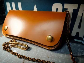 코도반 트래커 지갑 핸드메이드 장지갑 경년 변화