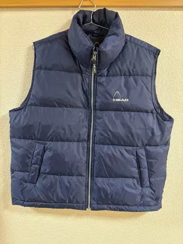 새상품급/HEAD 다운 베스트 네이비 L 사이즈 방한