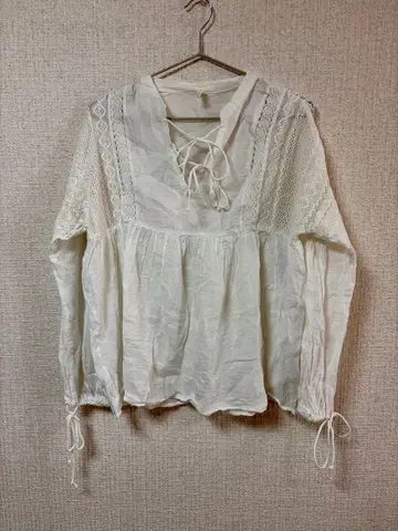 Ungrid 언그리드 화이트 긴팔 블라우스 F 사이즈