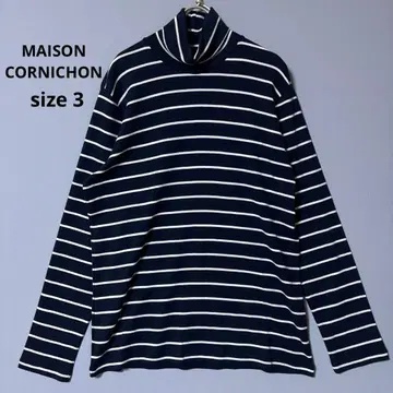 미사용 MAISON CORNICHON 터틀넥 티셔츠 3