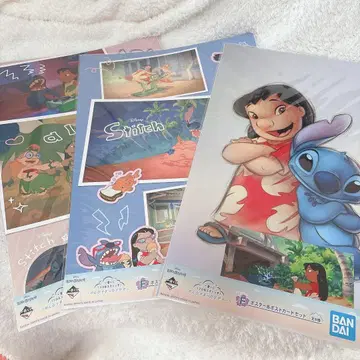 스티치 제일복권 포스터&엽서 세트 총 3점