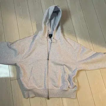 H&M 오버 사이즈 그레이 후드티