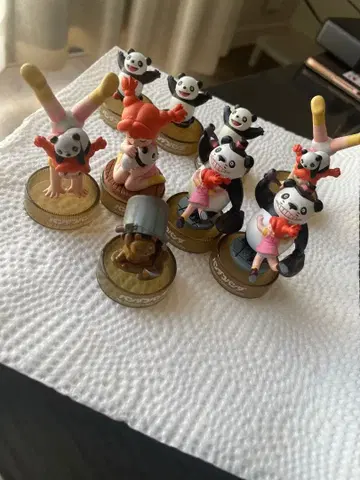 팬더코팬더 액션 피규어 8체 세트