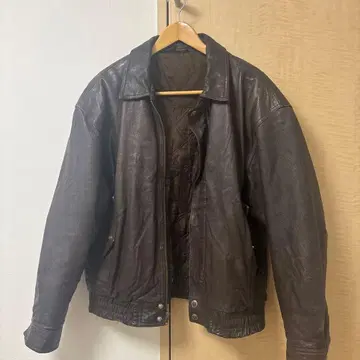 90s 가죽 A2 플라이트 자켓