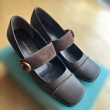 chiaki katagiri 브라운 스트랩 펌프스 23 일본제