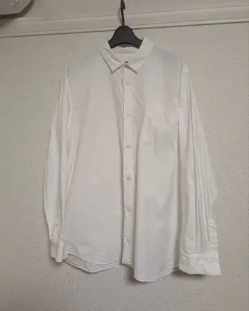 ATON 화이트 긴팔 셔츠