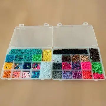 펄러비즈 세트 다색 수납 케이스 포함