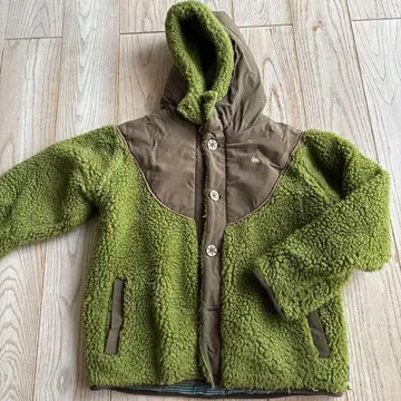 Gohemp 보아 자켓 플리스 XS 그린