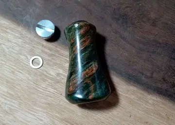 스테빌라이즈드 우드 핸들 노브 시마노 다이와 릴 그린