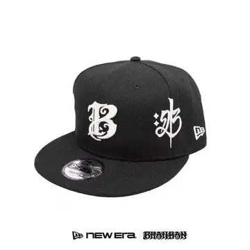 진미래제 BRAHMAN NEW ERA 블랙 로고 캡 모자