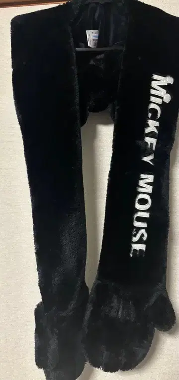 디즈니 미키 귀 머플러 캡