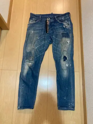 디스퀘어드 데미지 진 48