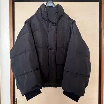 ap retro 블랙 다운 자켓 프리 사이즈