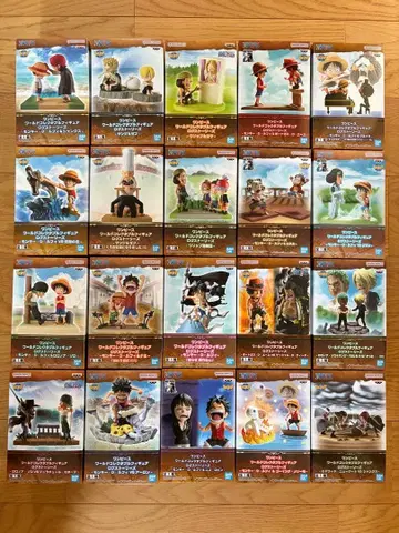 원피스 월드 컬렉션 로그 스토리 피규어 세트 전 20종