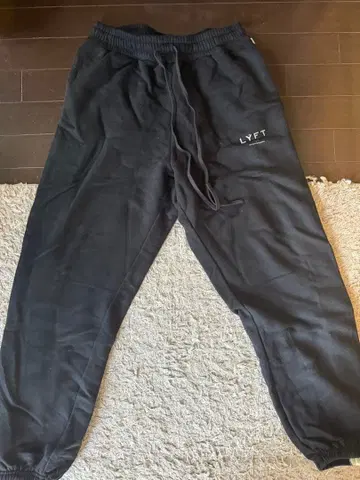 LYFT WARM UP NYLON PANTS BLACK S