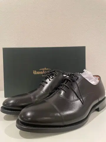 Unionimperial 블랙 가죽 드레스 슈즈 25.5cm